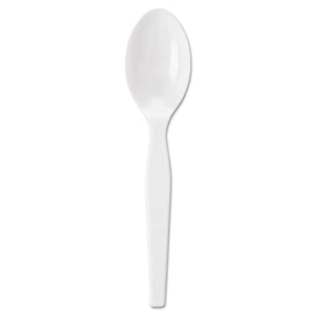 Dixie Individually Wrapped Mediumweight Polystyrene Cutlery, Teaspoons, White, PK1000 DIX TM23C7